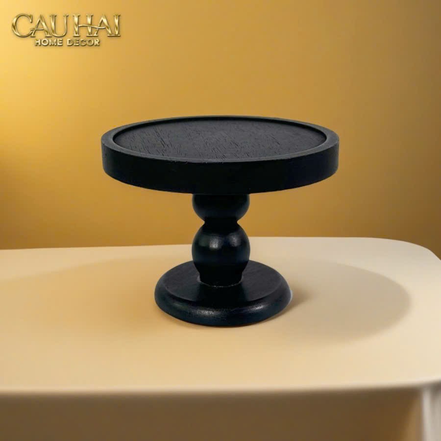 ĐẾ NẾN BLACK WOOD-CẬU HAI HOME DECOR