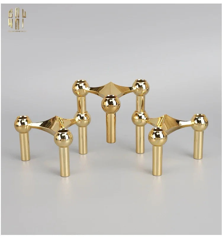 Đế Nến Gilded Hexalink Trilogy Module-CẬU HAI HOME DECOR