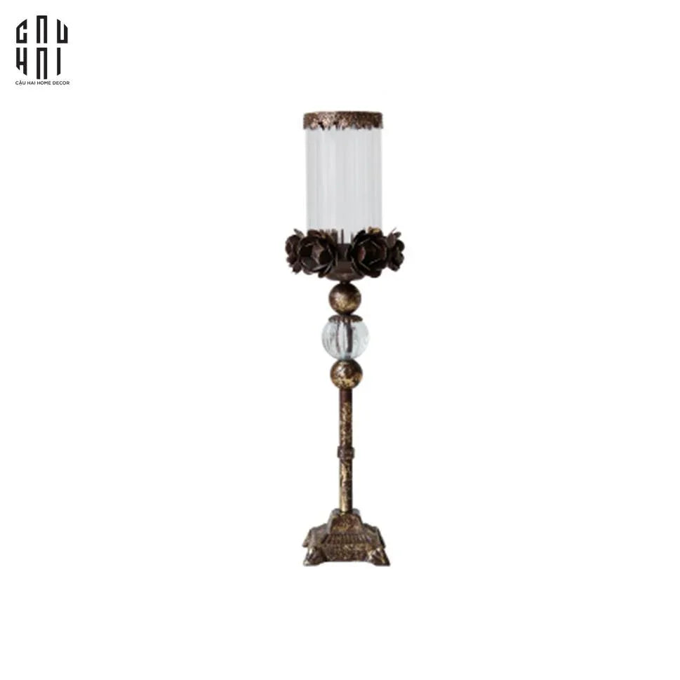 ĐẾ NẾN RUSTIC STEPHANE - BRONZE-CẬU HAI HOME DECOR