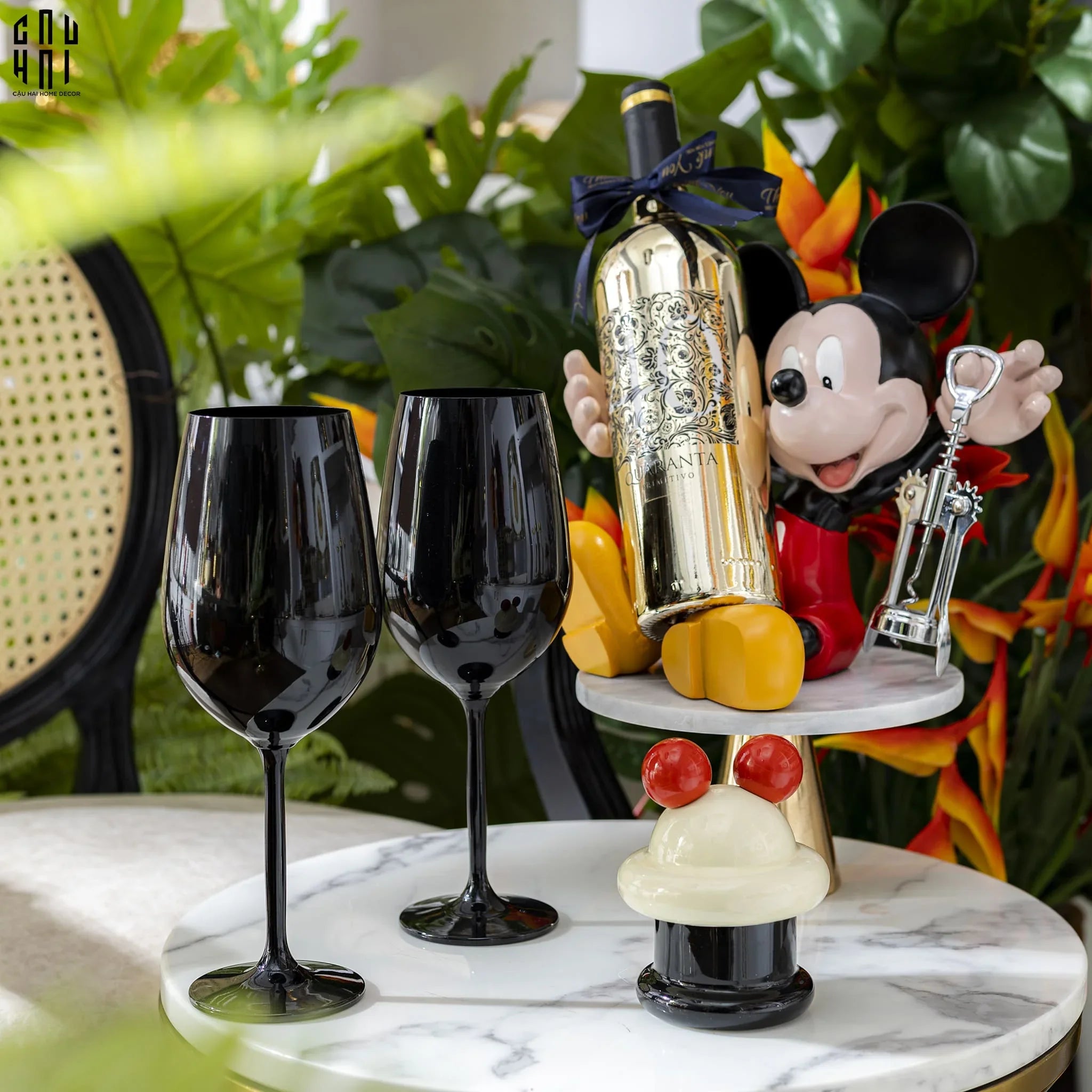 ĐẾ RƯỢU CLASSIC MICKEY MOUSE-CẬU HAI HOME DECOR