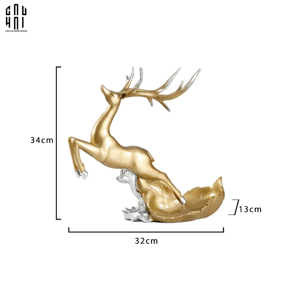 ĐẾ RƯỢU REINDEER-CẬU HAI HOME DECOR
