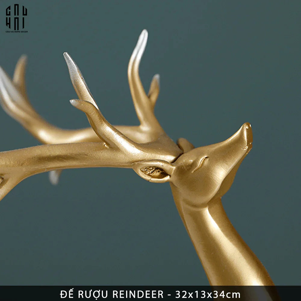 ĐẾ RƯỢU REINDEER-CẬU HAI HOME DECOR