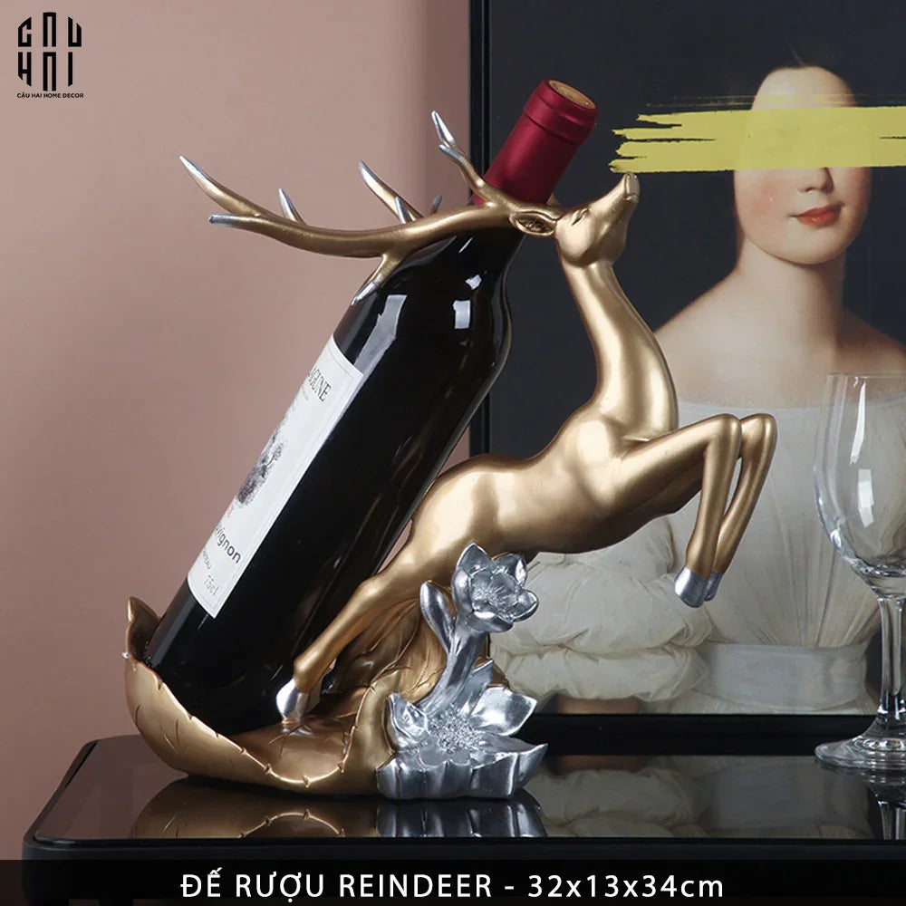 ĐẾ RƯỢU REINDEER-CẬU HAI HOME DECOR