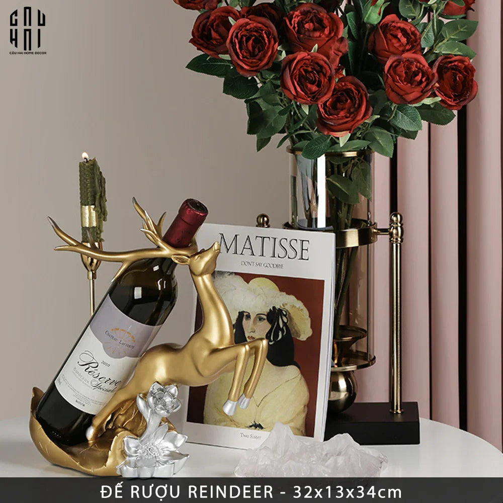 ĐẾ RƯỢU REINDEER-CẬU HAI HOME DECOR