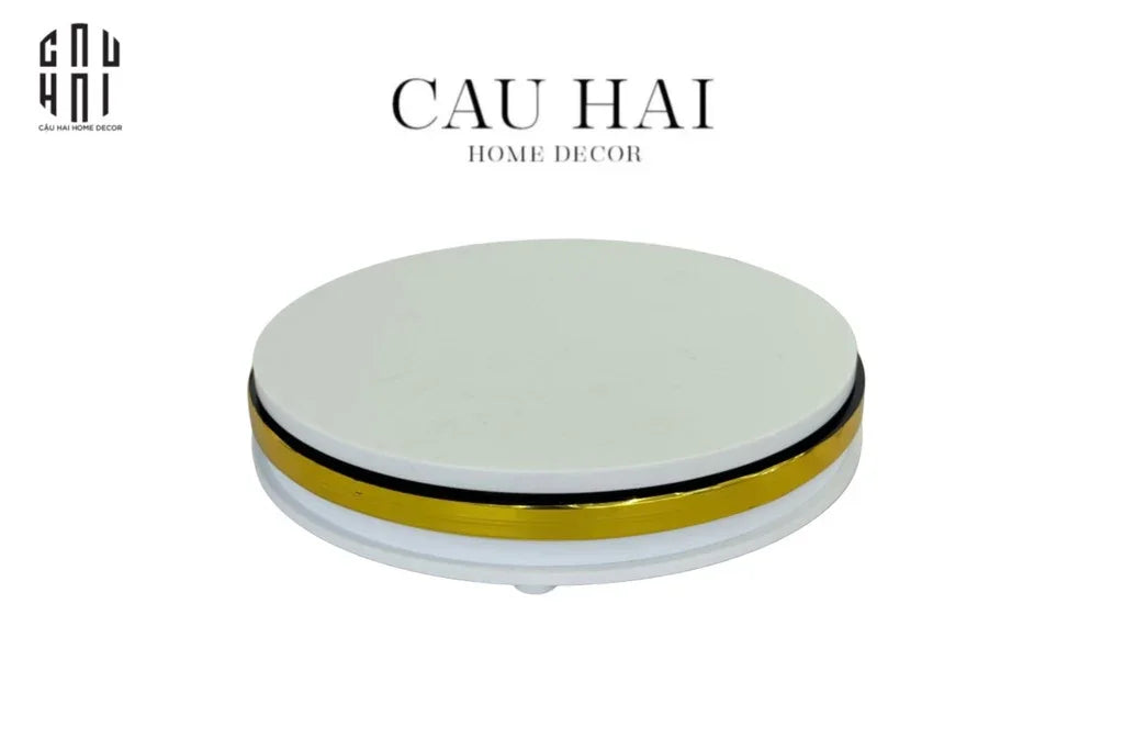 ĐẾ XOAY ĐIỆN 35CM - TURNING TABLE 35CM-CẬU HAI HOME DECOR