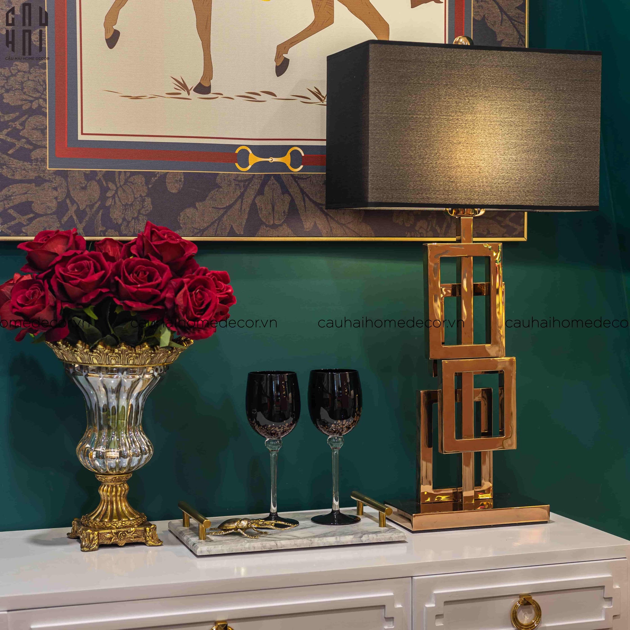 ĐÈN BÀN BARBARA - BARBARA SIDE TABLE LAMP-CẬU HAI HOME DECOR