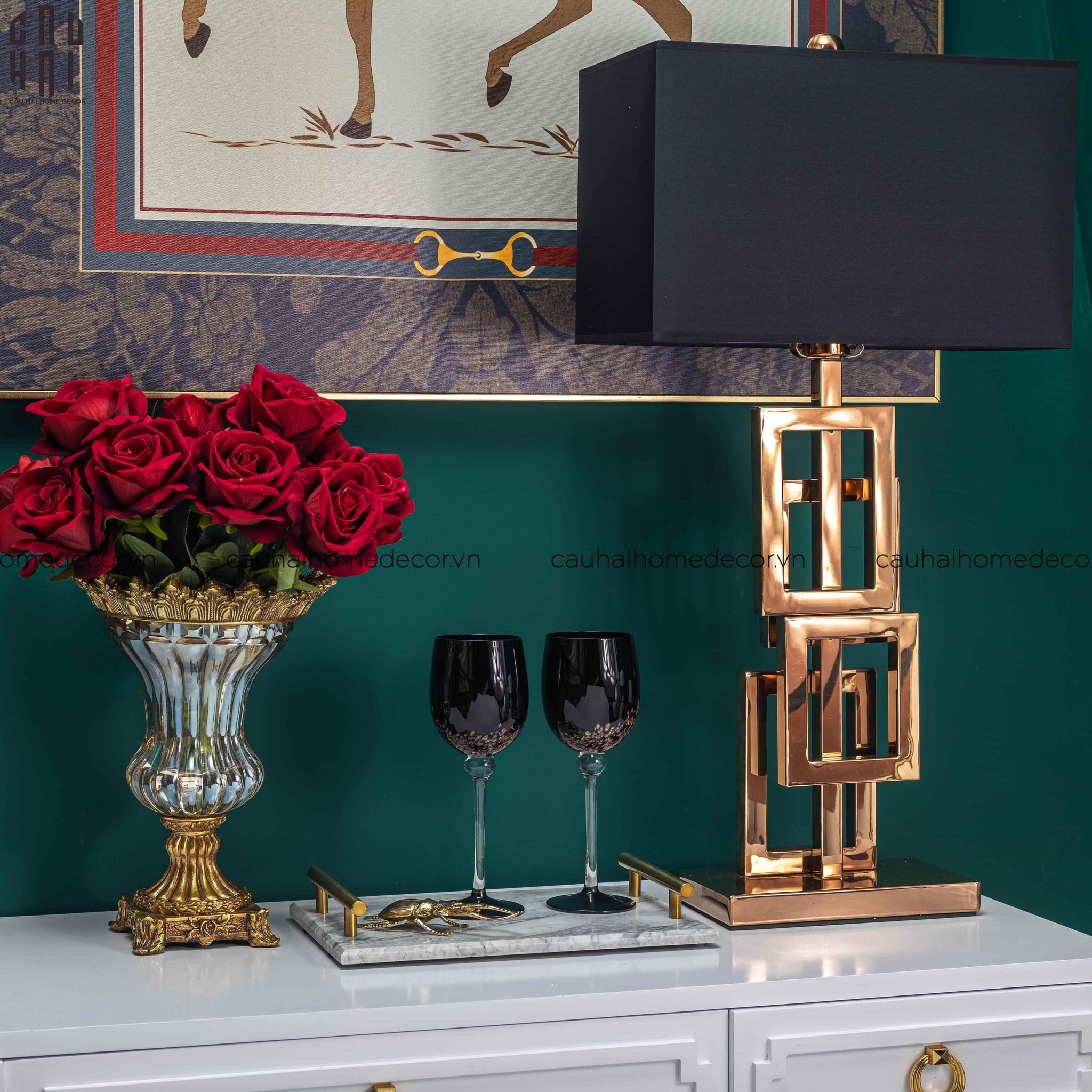 Đèn Bàn Barbara - Barbara Side Table Lamp-CẬU HAI HOME DECOR