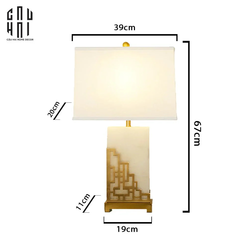 ĐÈN BÀN CLAYTON - CLAYTON SIDE TABLE LAMP-CẬU HAI HOME DECOR