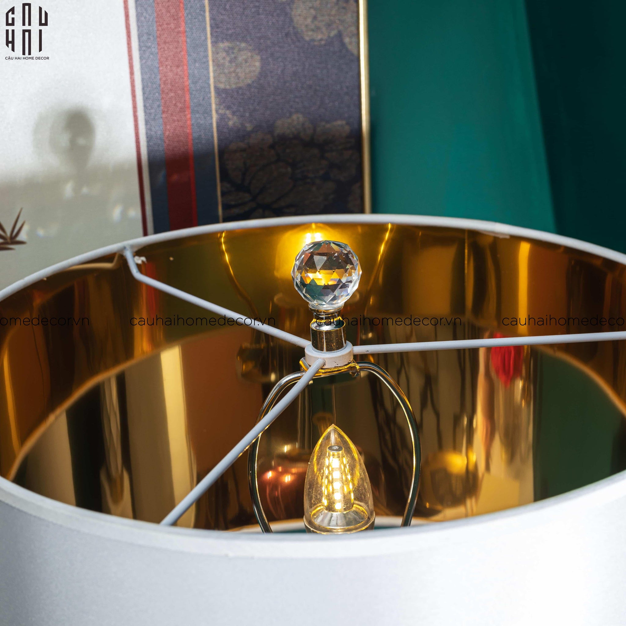 Đèn Bàn Esther - Esther Side Table Lamp-CẬU HAI HOME DECOR
