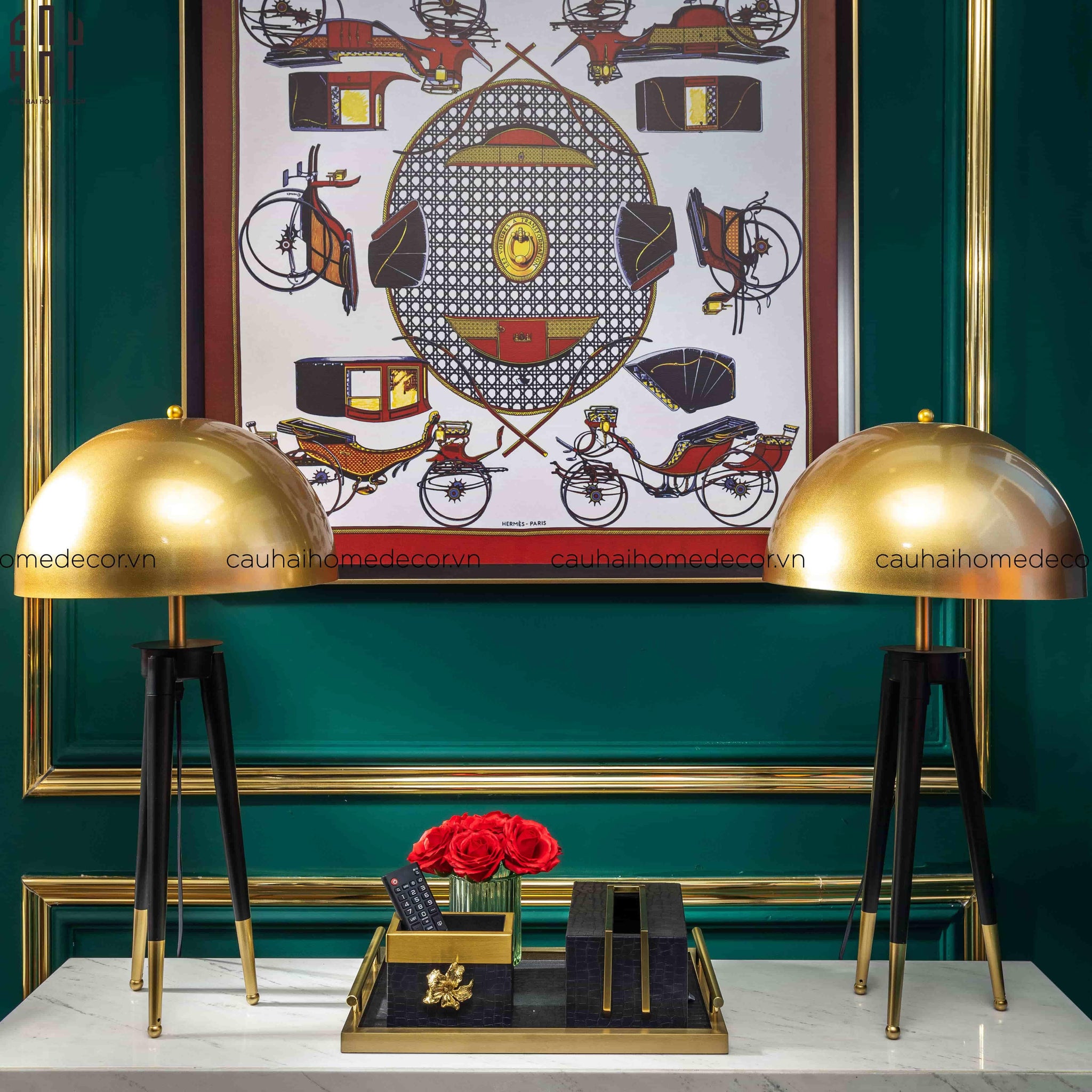 ĐÈN BÀN HAUS - HAUS SIDE TABLE LAMP-CẬU HAI HOME DECOR