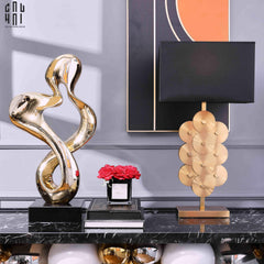 Đèn Bàn Léman - Léman Golden Side Table Lamp-CẬU HAI HOME DECOR