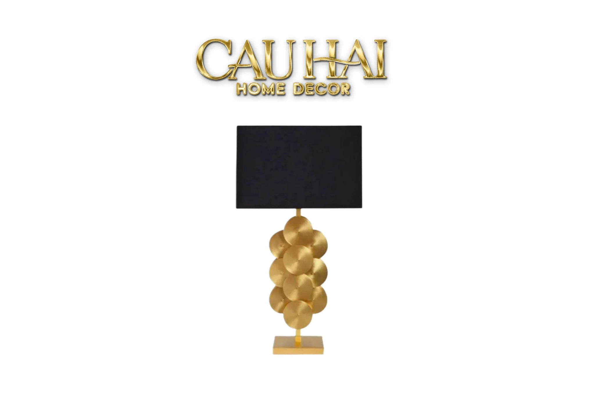 Đèn Bàn Léman - Léman Golden Side Table Lamp-CẬU HAI HOME DECOR