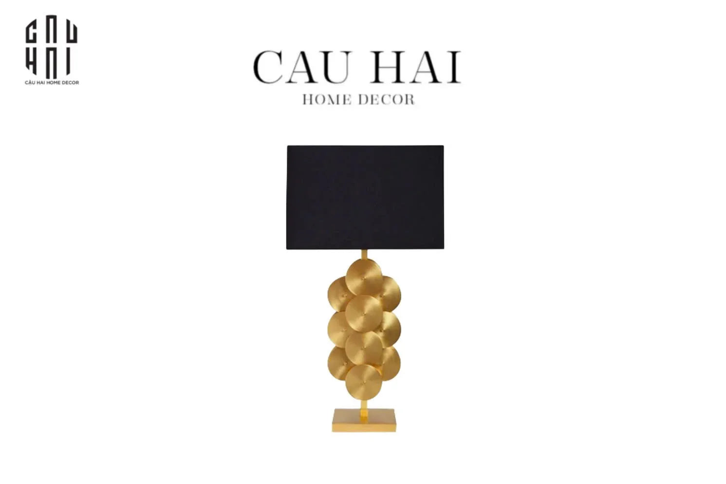 ĐÈN BÀN LÉMAN - LÉMAN GOLDEN SIDE TABLE LAMPSS24-CẬU HAI HOME DECOR