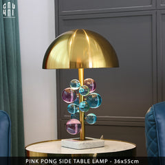 Đèn Bàn Marble Lumière Météore Pink Pong H45-CẬU HAI HOME DECOR