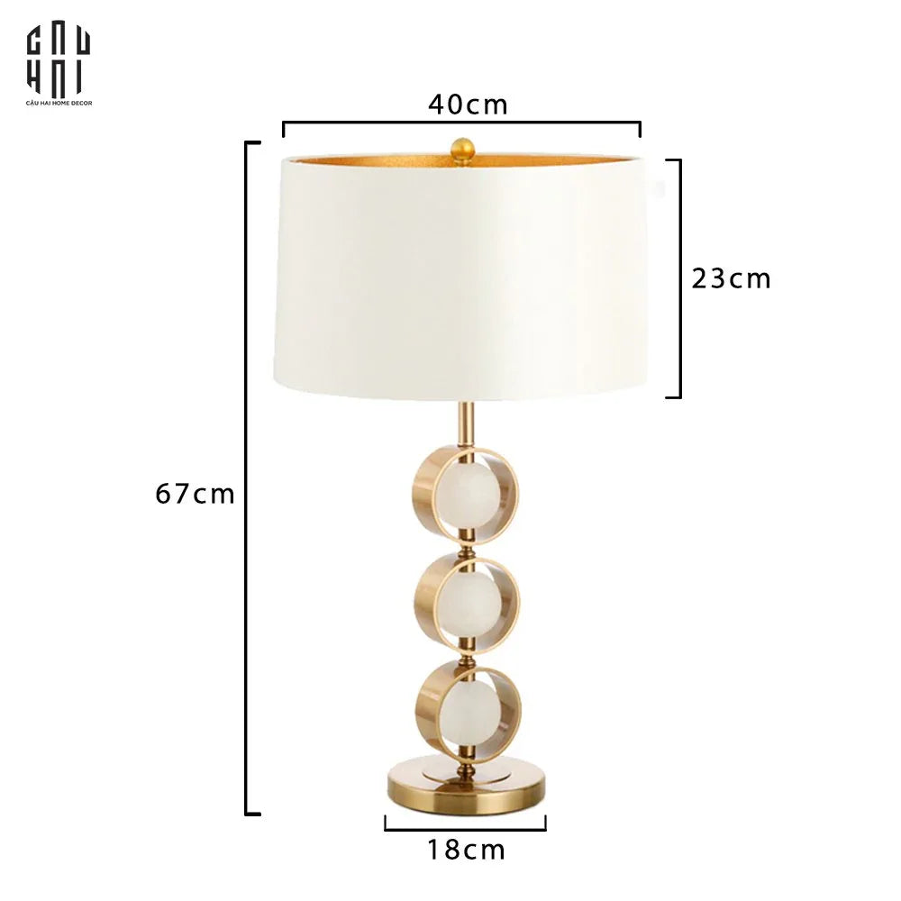 Đèn Bàn Pearls - Pearls Side Table Lamp - CẬU HAI HOME DECOR