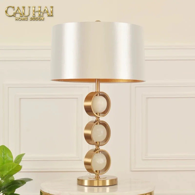Đèn Bàn Pearls - Pearls Side Table Lamp-ĐÈN BÀN-CẬU HAI HOME DECOR