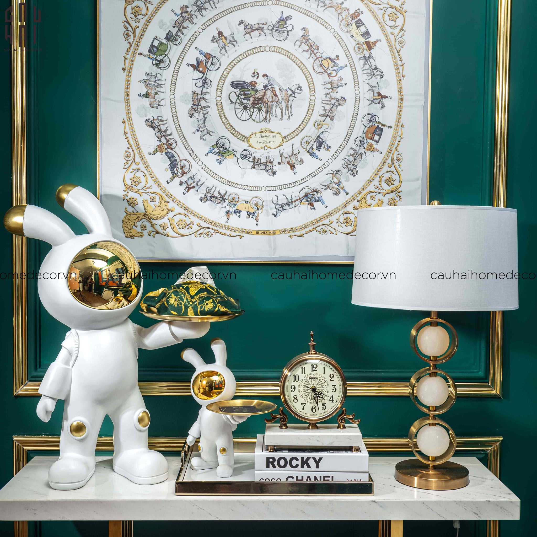Đèn Bàn Pearls - Pearls Side Table Lamp-CẬU HAI HOME DECOR