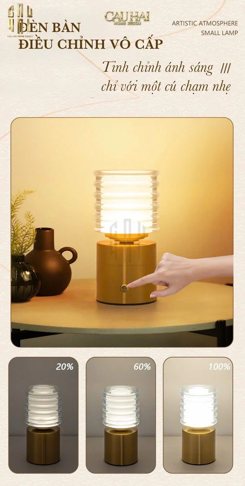 den-ban-thuy-tinh-pin-sac-3-che-do-aurora-lantern-table-lamp-9x17_5-cau-hai-home-decor-7 - CẬU HAI HOME DECOR