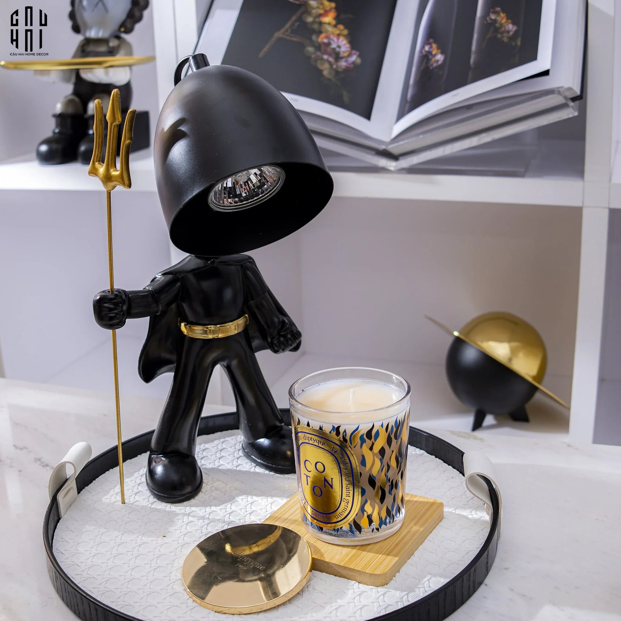 ĐÈN ĐỐT NẾN HENRY-CẬU HAI HOME DECOR