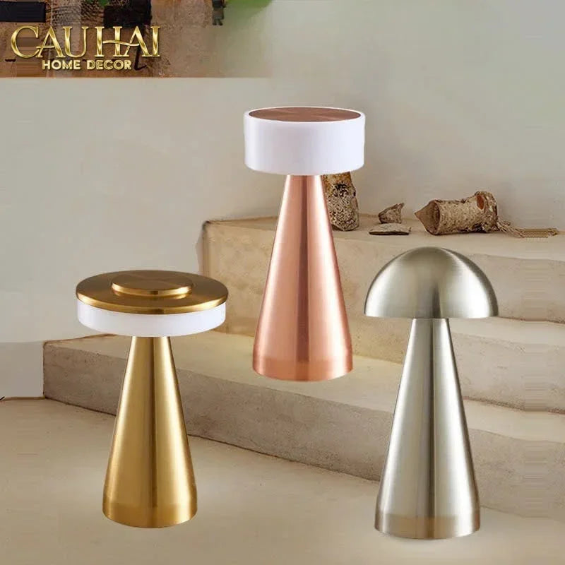 Đèn Mặt Trăng Golden Lunar Orbit Lamp-CẬU HAI HOME DECOR