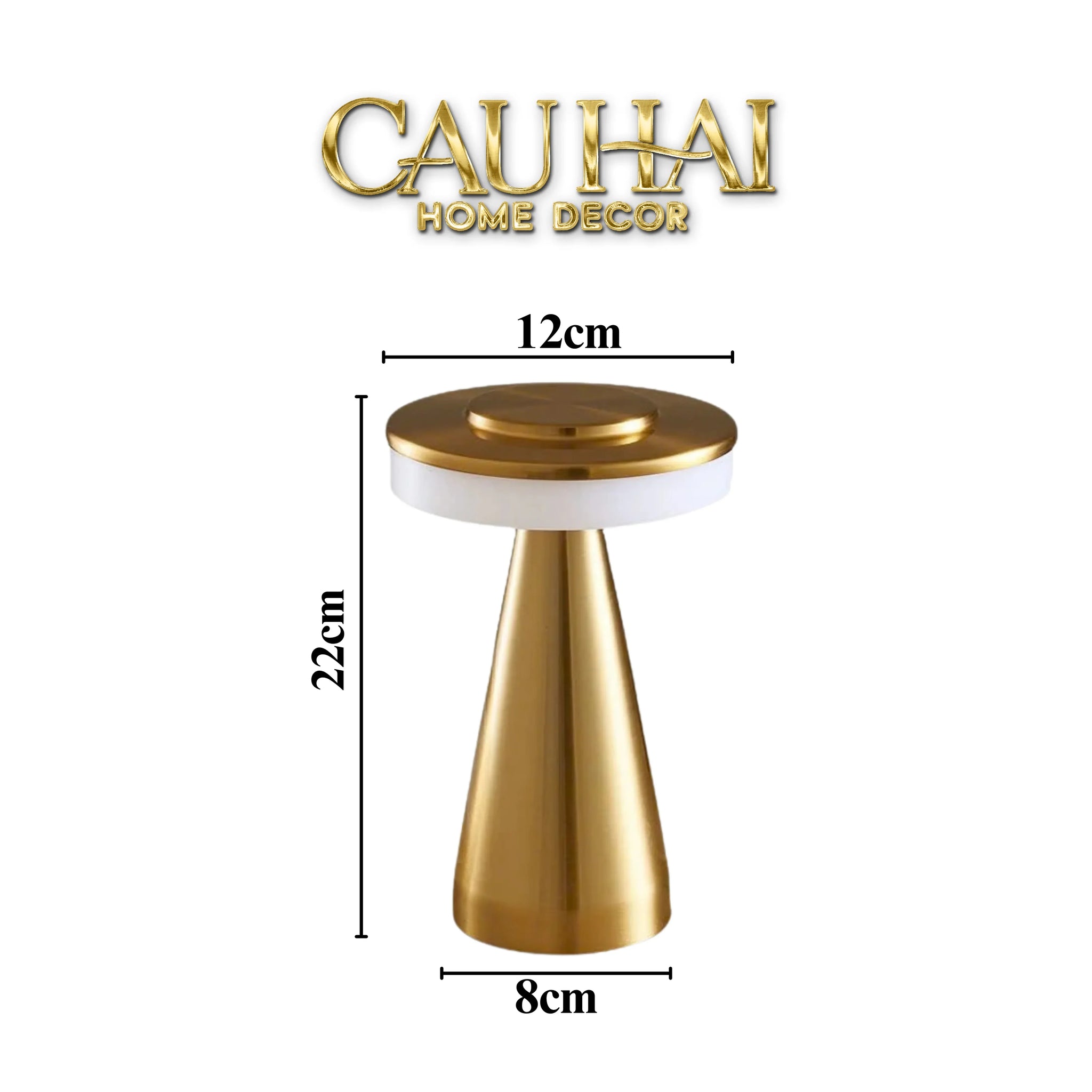 Đèn Mặt Trăng Golden Lunar Orbit Lamp-CẬU HAI HOME DECOR