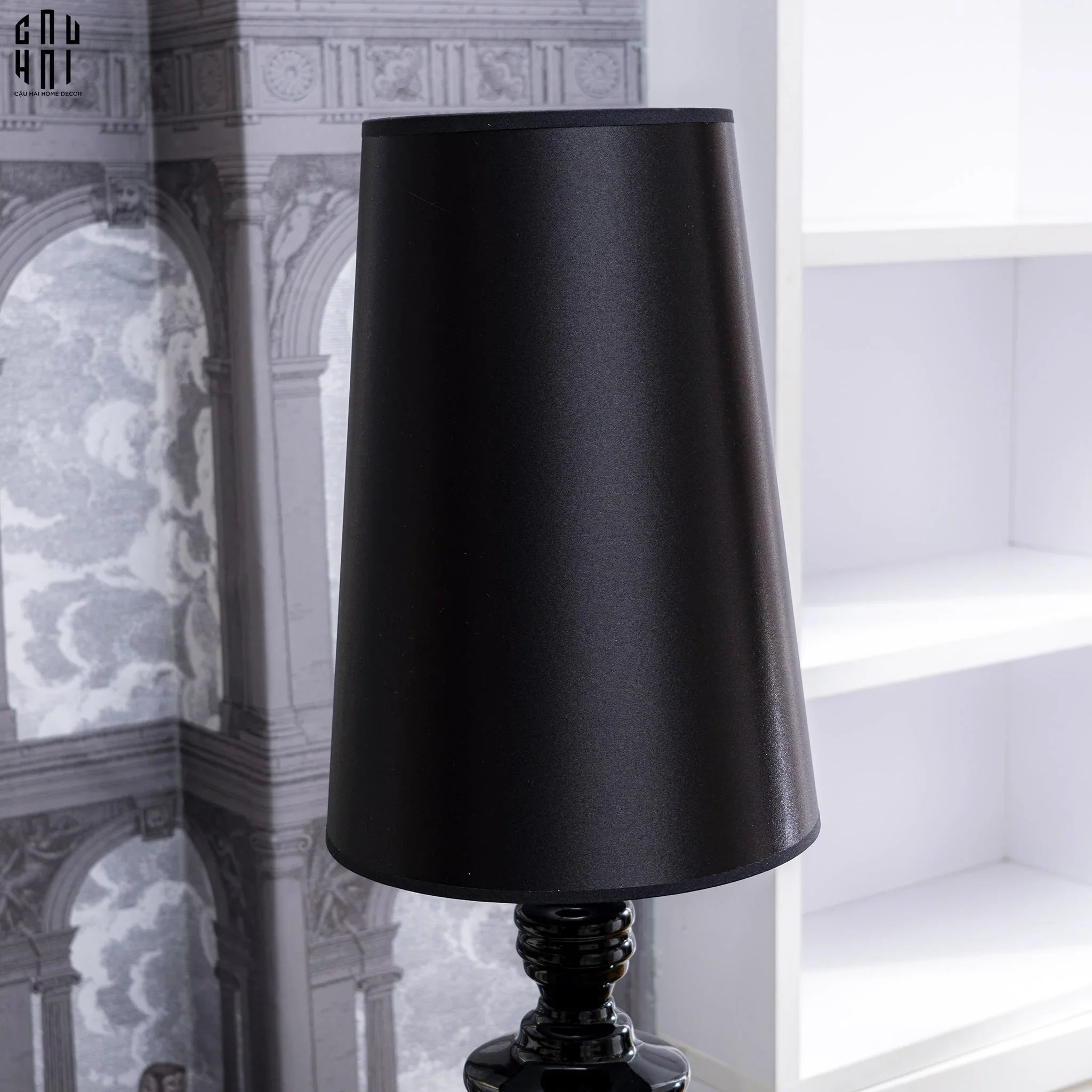 ĐÈN NGỦ ĐỂ BÀN ANDREW BLACK - S78-CẬU HAI HOME DECOR