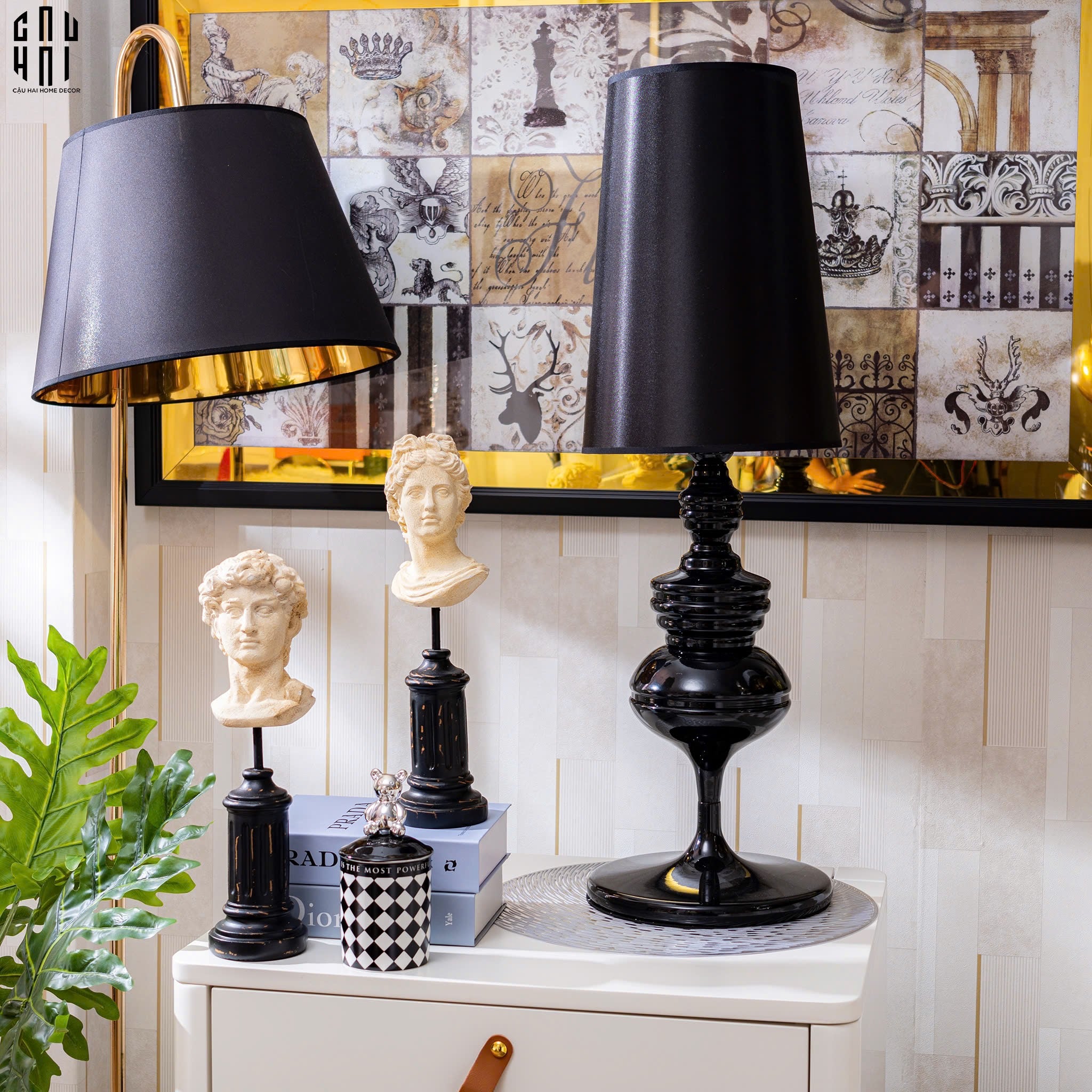 ĐÈN NGỦ ĐỂ BÀN ANDREW BLACK - S78-CẬU HAI HOME DECOR