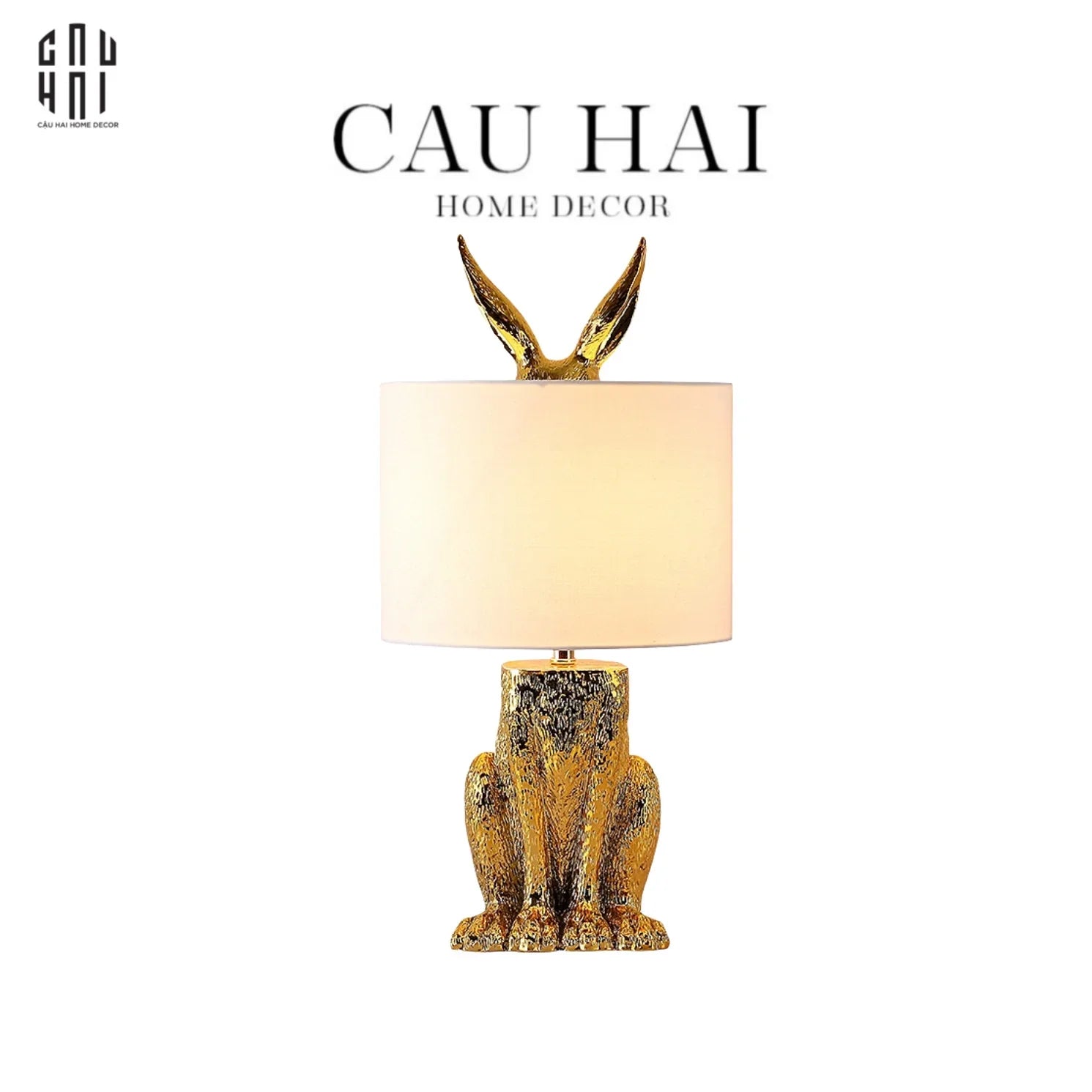 ĐÈN NGỦ ĐỂ BÀN GILDED RABBIT-CẬU HAI HOME DECOR