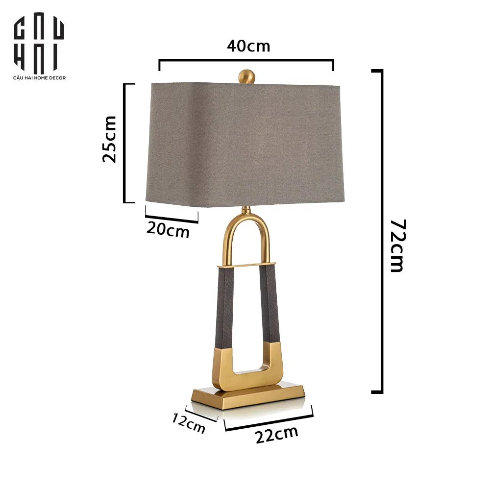 ĐÈN NGỦ TRIOMPHE - TRIOMPHE TABLE LAMP-CẬU HAI HOME DECOR