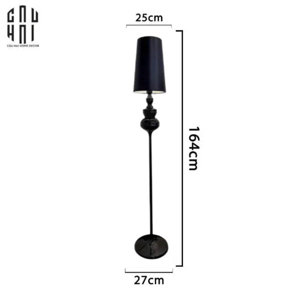 ĐÈN SÀN ANDREW S164 - BLACK-CẬU HAI HOME DECOR