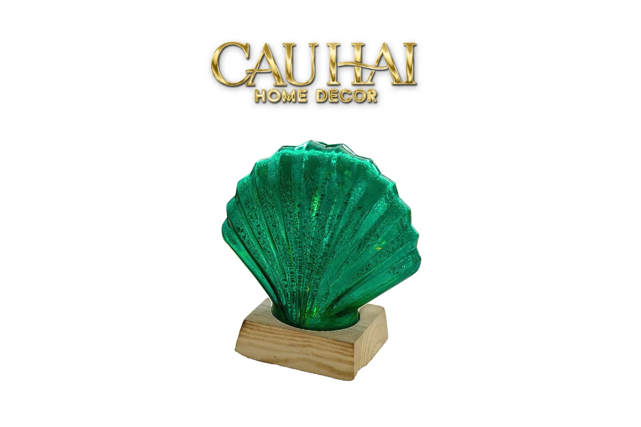 Đèn Trang Trí Emerald Sea - Shell Crystal Light Lamp-CẬU HAI HOME DECOR