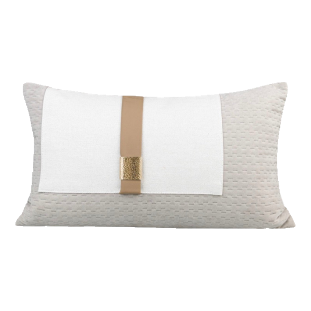 Gối Dệt Vân Équestre Boucle D’Or Greige 30*50