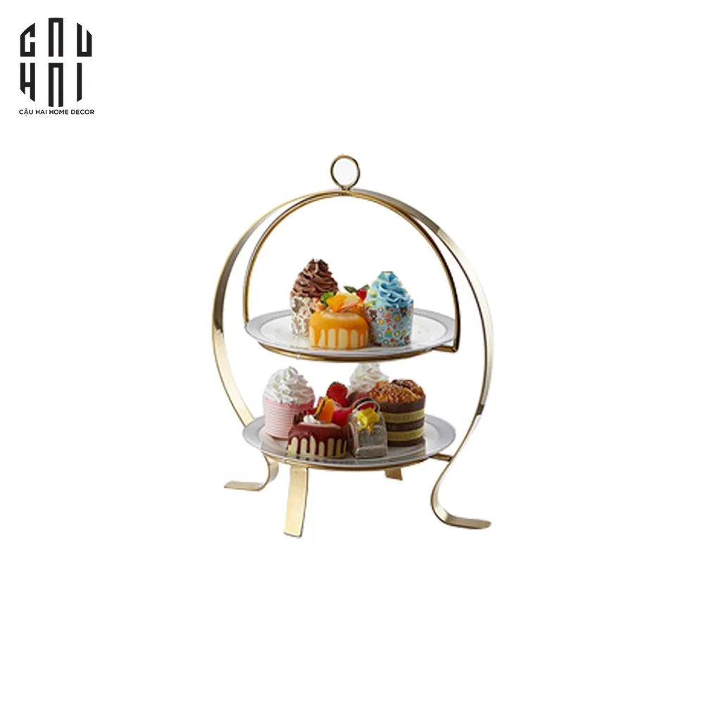 ĐĨA 2 TẦNG GORDON ÉTAGÈRE-CẬU HAI HOME DECOR