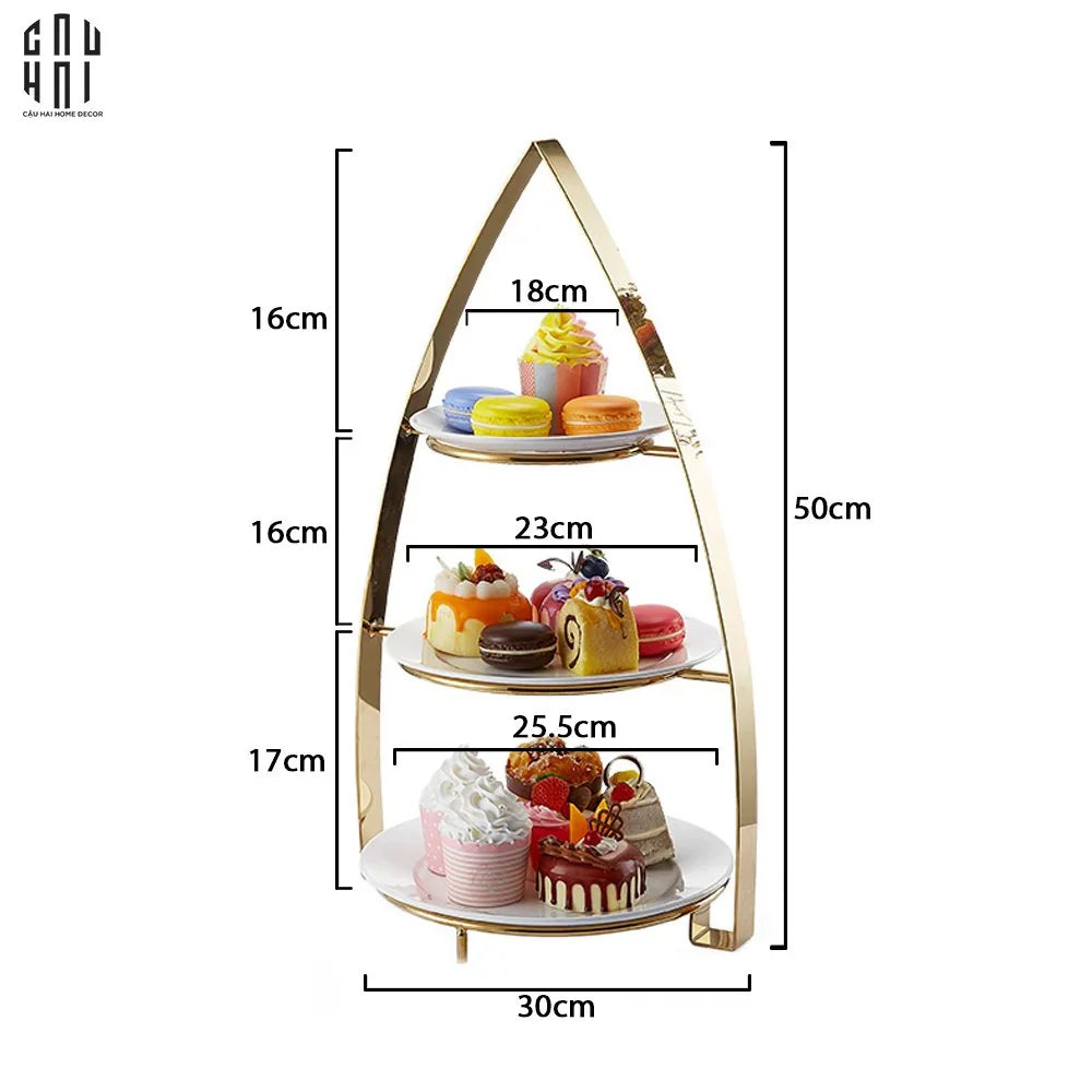 Đĩa 3 Tầng Hyper Étagère Ss25 - CẬU HAI HOME DECOR