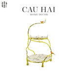 HOME COUTURE - ĐĨA BÁNH 2 TẦNG IMPERIAL CANARI-CẬU HAI HOME DECOR