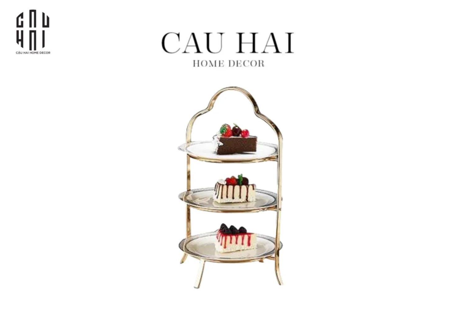 ĐĨA BÁNH 3 TẦNG TRESOR SS25-CẬU HAI HOME DECOR