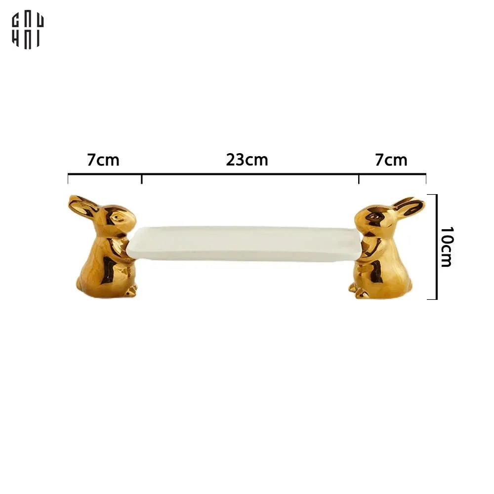 Đĩa Dessert Les Petits Lapins Portants-CẬU HAI HOME DECOR