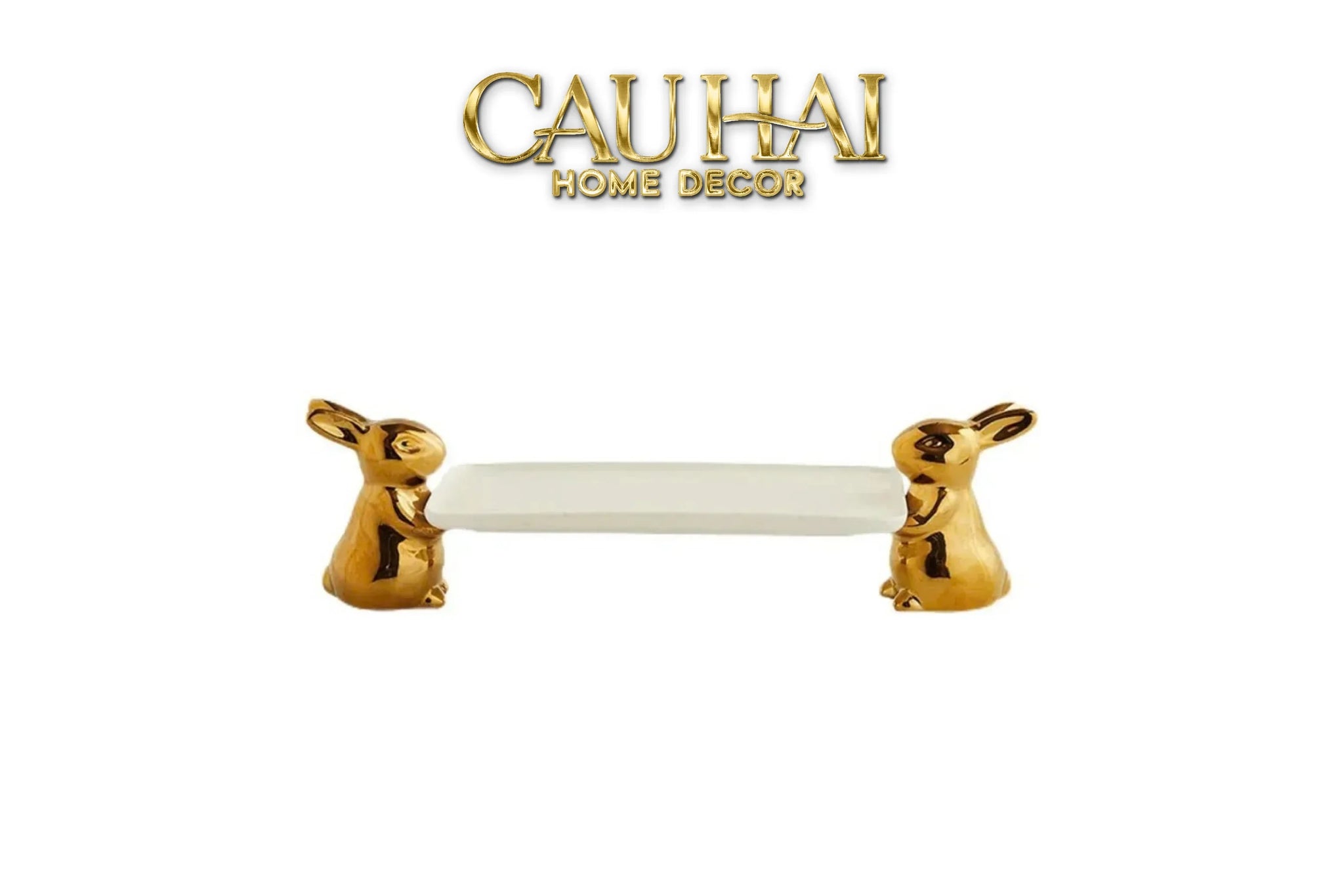 Đĩa Dessert Les Petits Lapins Portants-SET CHÉN DĨA-CẬU HAI HOME DECOR