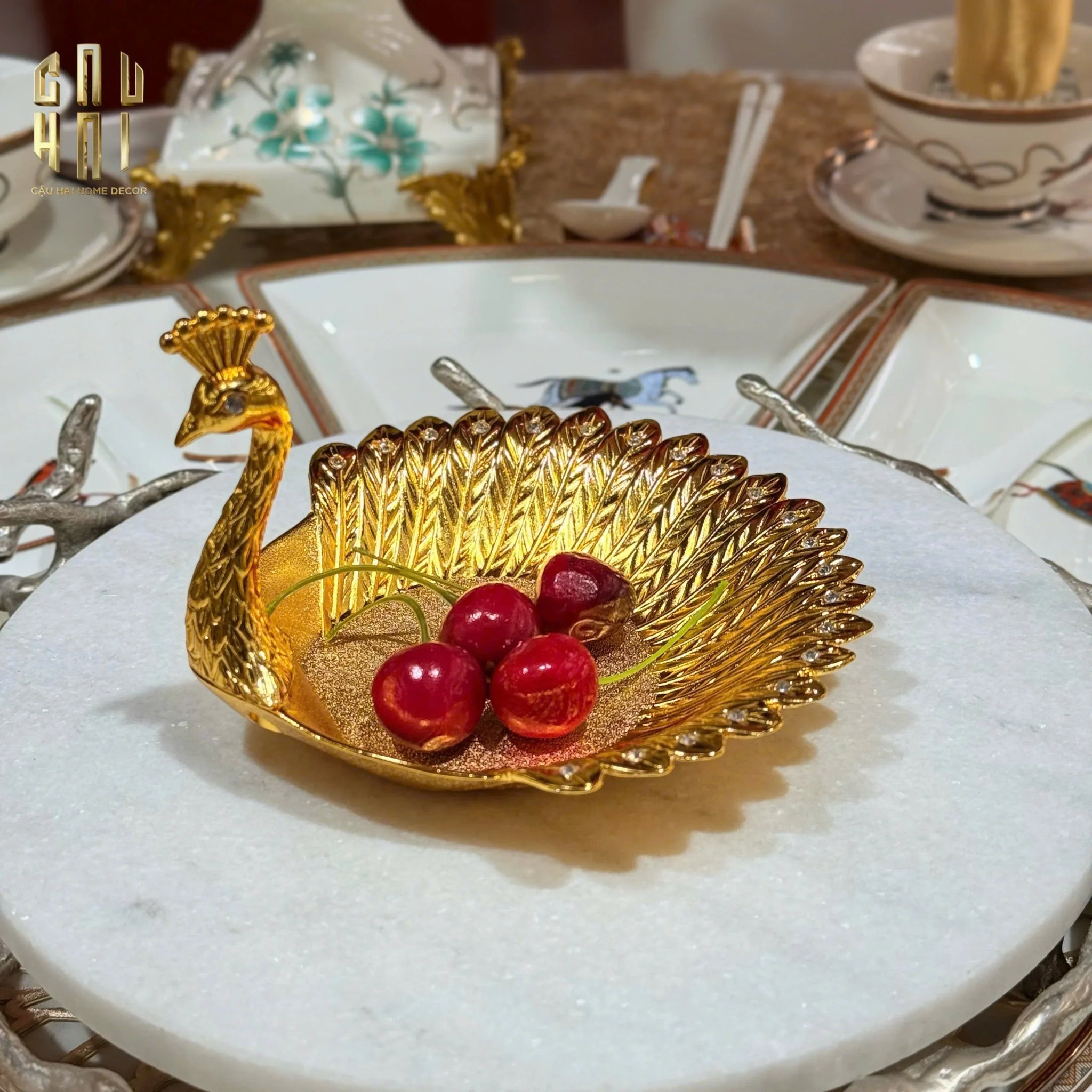 ĐĨA KHỔNG TƯỚC PLUME OF LEGACY-CẬU HAI HOME DECOR