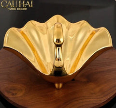 Đĩa Metalic Persian Aurelia D'Or Swan-CẬU HAI HOME DECOR