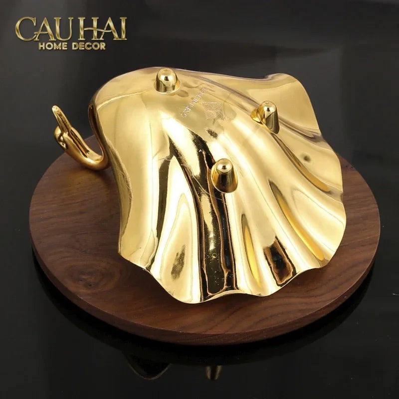 Đĩa Metalic Persian Aurelia D'Or Swan-CẬU HAI HOME DECOR