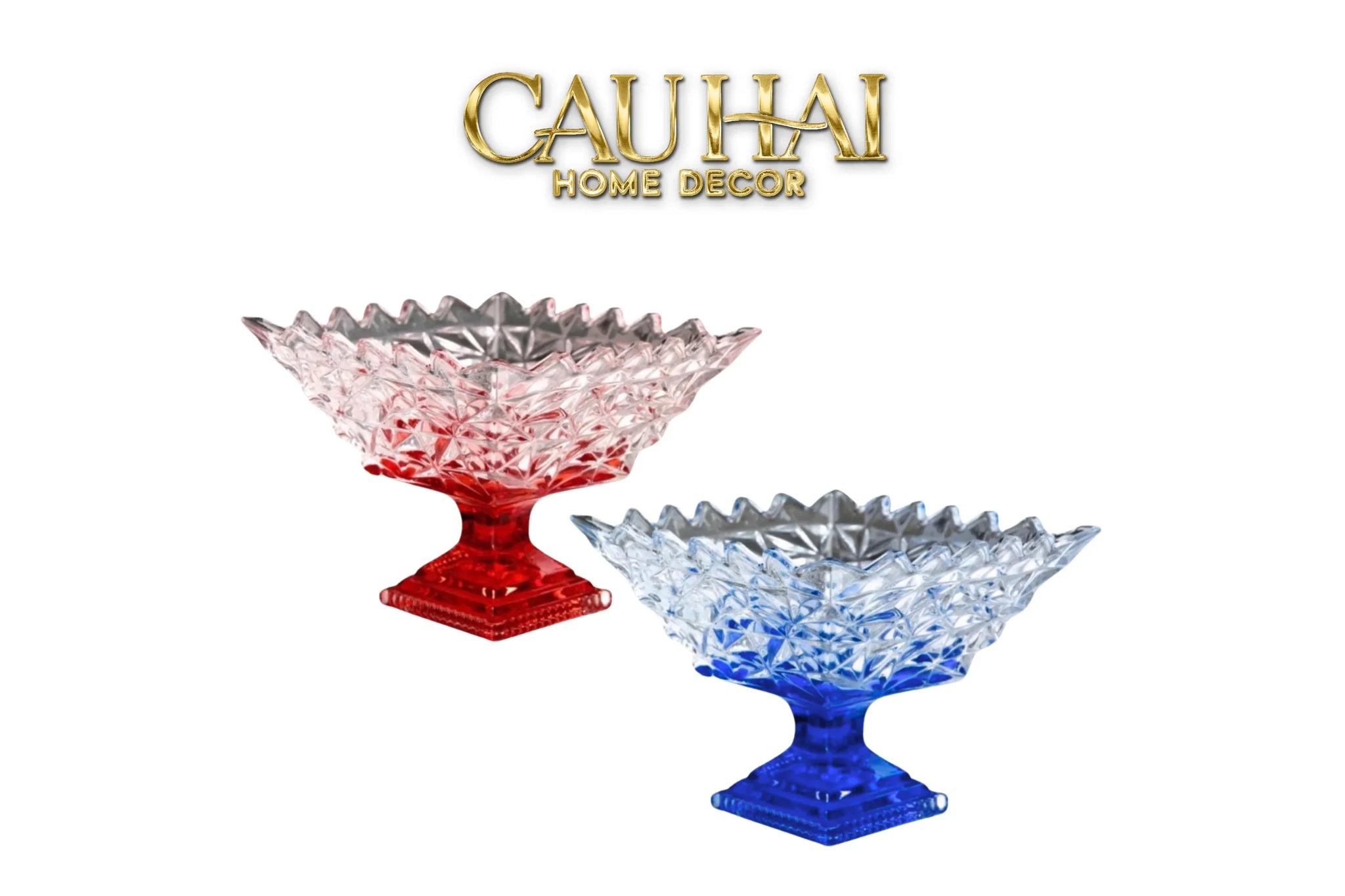 Đĩa Thuỷ Tinh Icecream Tiny Plateau.-CẬU HAI HOME DECOR