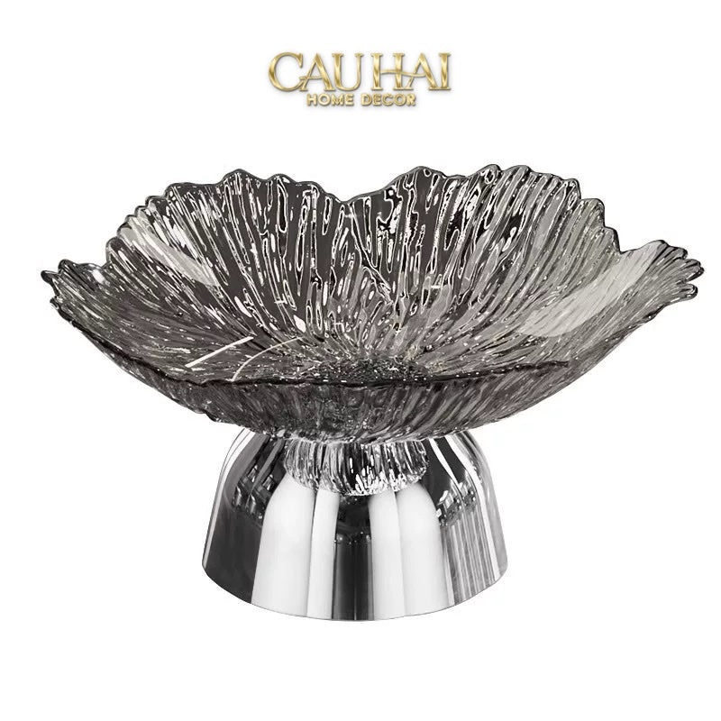 Đĩa Trái Cây Acry - Sunlit Blossom - CẬU HAI HOME DECOR
