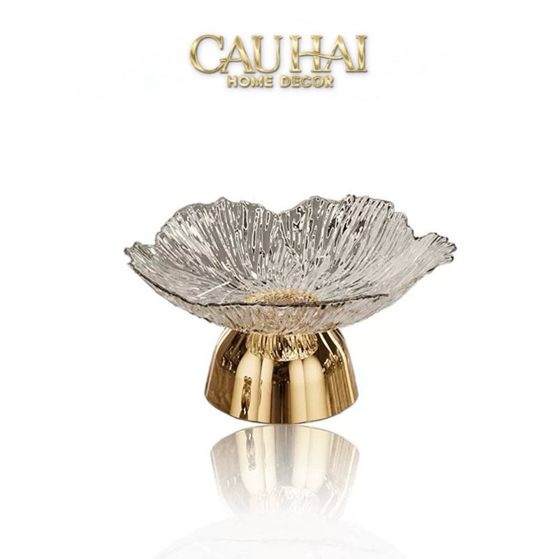 Đĩa Trái Cây Acry - Sunlit Blossom - CẬU HAI HOME DECOR