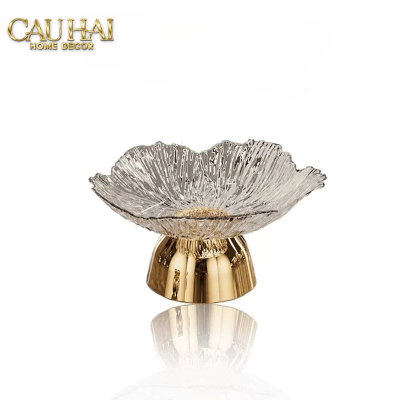 Đĩa Trái Cây Acry - Sunlit Blossom - CẬU HAI HOME DECOR