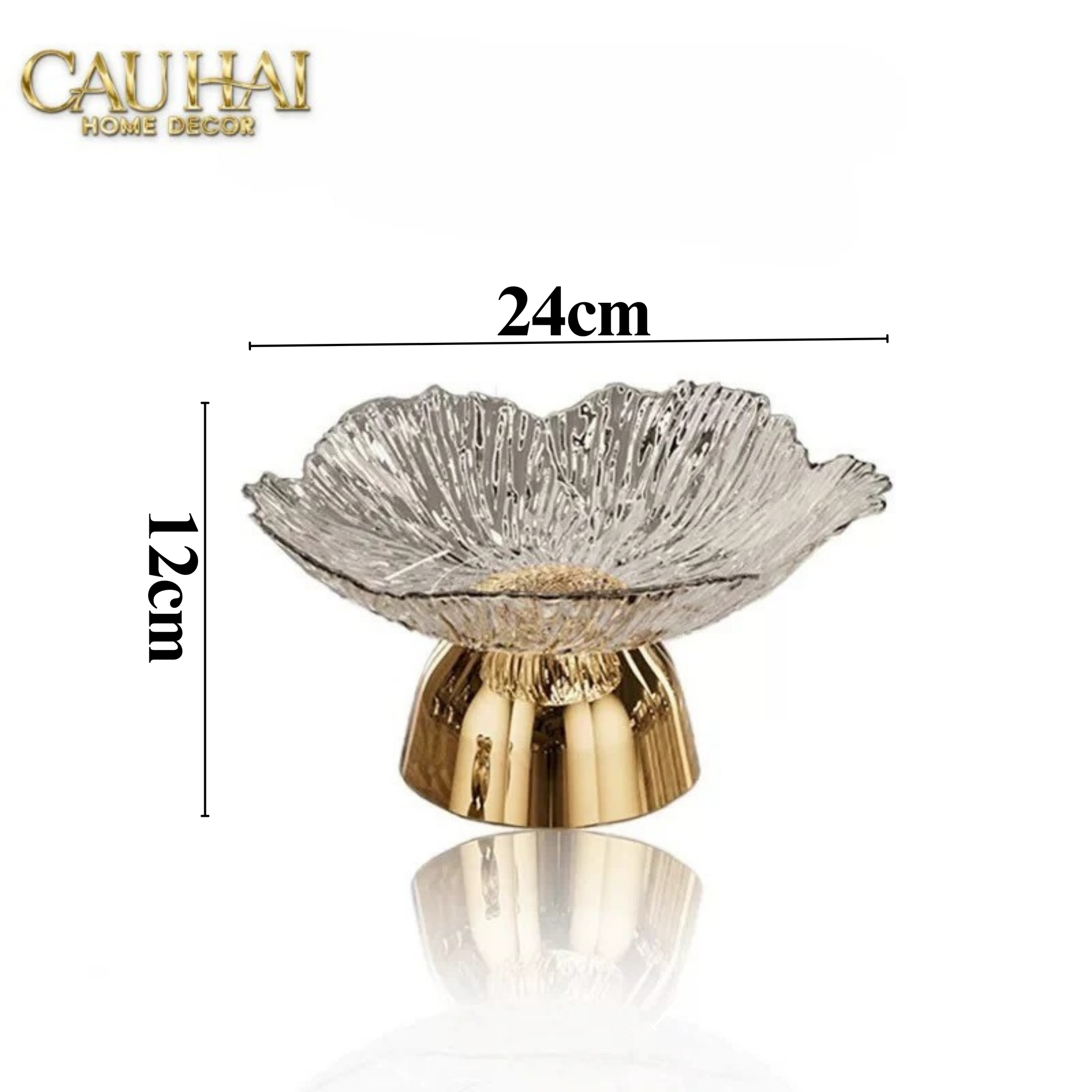 Đĩa Trái Cây Acry - Sunlit Blossom - CẬU HAI HOME DECOR