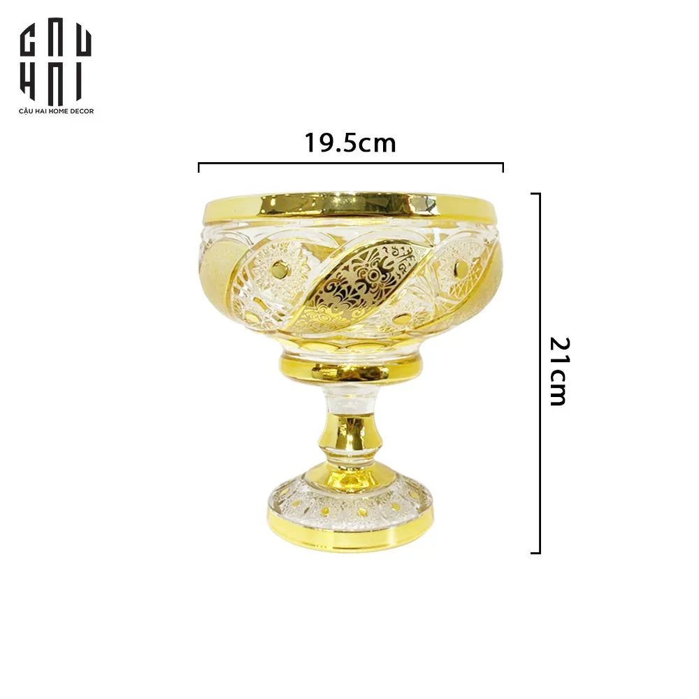 Đĩa Trái Cây Morgan Ss25-SET CHÉN DĨA-CẬU HAI HOME DECOR