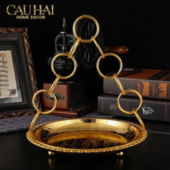 Đĩa Trái Cây Persian D’Or Circle Serve Tray-CẬU HAI HOME DECOR