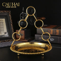 Đĩa Trái Cây Persian D’Or Circle Serve Tray-CẬU HAI HOME DECOR