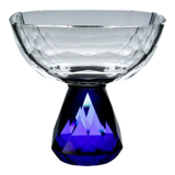 Maison Couture -  Đĩa Trái Cây Pha Lê Petit  Sapphire Ronde Cristalleries Fruit Bowl